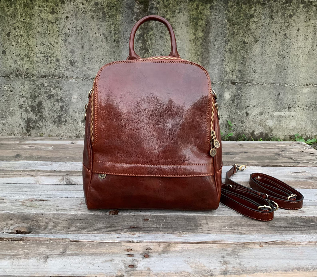 Italian Leather Backpack